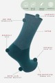 KRAL SOCKS Coton Dikişsiz Lastiksiz Roll-top Yazlık Sıkmayan 4 'lü Paket Uzun Kadın Çorap Seti