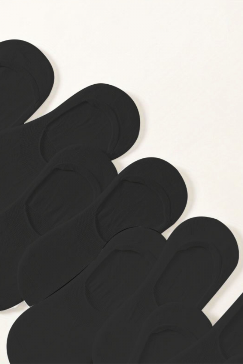 Kadın - Erkek Düz Desen (10'LU PAKET - 10 ÇİFT) Pamuklu Terletmez Babet Çorap