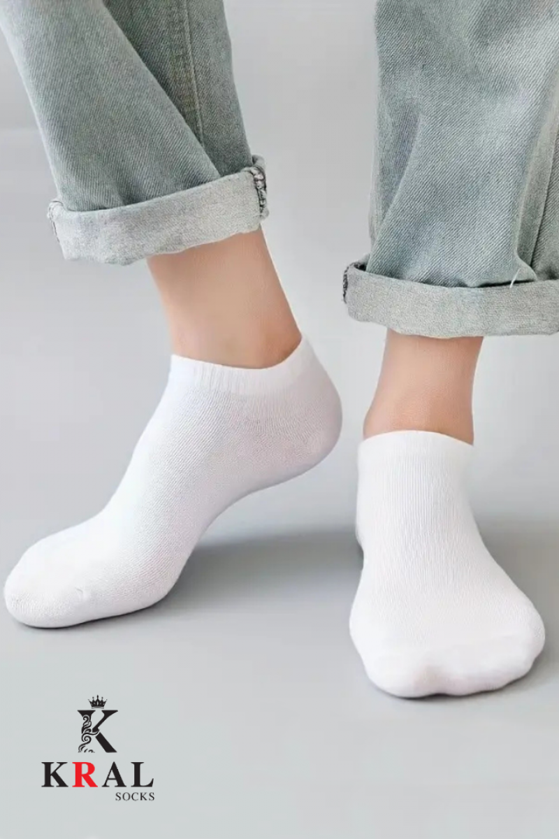 Düz Desen Ekonomik Kadın - Erkek Patik Çorap 10 Çift Düz Desen Ekonomik Kadın - Erkek Patik Çorap 10 Çift