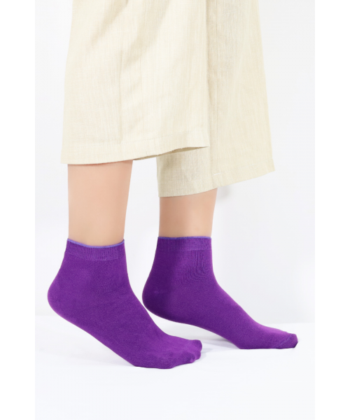 5 Çift Kadın Dikişsiz Bambu Patik Boy Çorap 