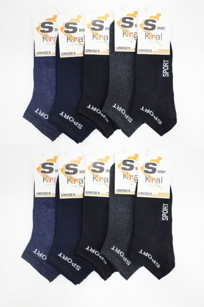 Erkek Çorap 10 Çift Pamuklu Parfümlü Yıkamalı  Çorap