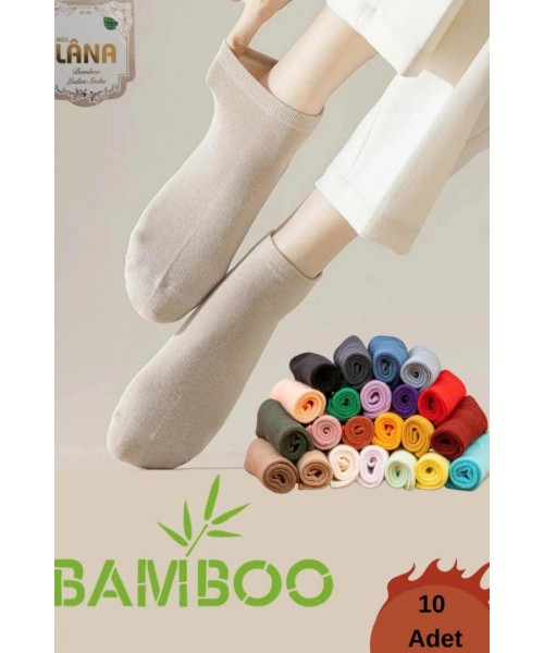 Kadın Kaliteli Bambu Patik Çorap (10 ADET / ÇİFT) Dikişsiz Parfümlü Kısa Model Hassas Çorabı Kadın Kaliteli Bambu Patik Çorap (10 ADET / ÇİFT) Dikişsiz Parfümlü Kısa Model Hassas Çorabı