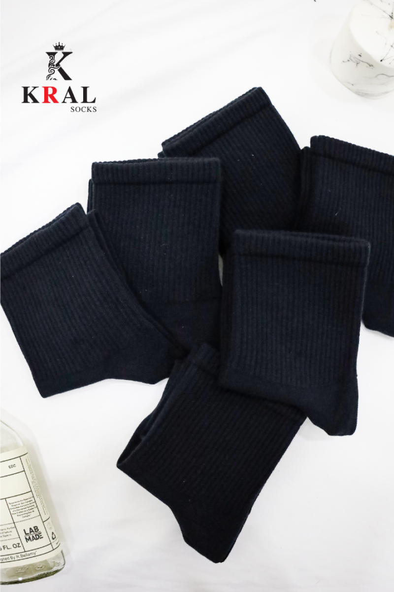 6 Çift Pamuklu Tenis Çorap Dikişsiz Kolej Boy Unisex SİYAH 6 Çift Pamuklu Tenis Çorap Dikişsiz Kolej Boy Unisex SİYAH