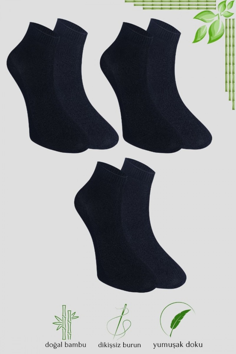 3 Çift Comfort Erkek Her Mevsim Kısa Çorap (DİKİŞSİZ BAMBU) 3 Çift Comfort Erkek Her Mevsim Kısa Çorap (DİKİŞSİZ BAMBU)