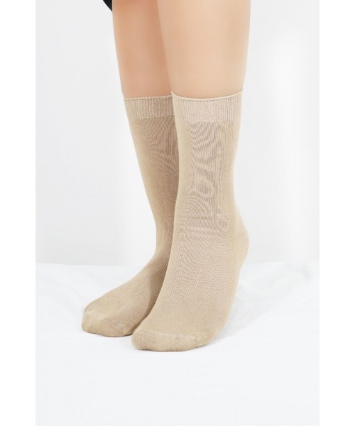 Kadın Çorabı Ter Emici Dikişsiz Extra Soft Model Soket Uzun Bambu Çorap (3 ÇİFT) Asorti Renk