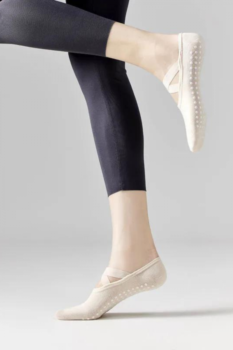 Bambu Pilates Çorabı Yoga ABS Kaydırmaz Taban Dans Bale Fitness Spor Çorabı 6 ÇİFT ASORTİ