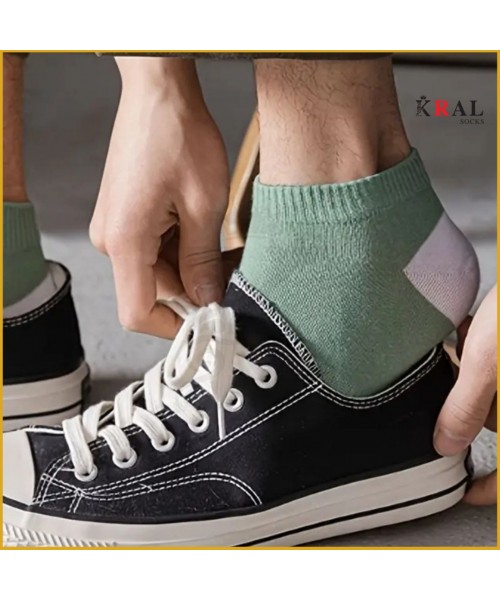 Erkek (5 ÇİFT) Sport Model Pamuklu Terletmez Görünmez Çorap Seti