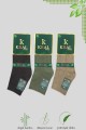 Erkek Bambu Patik Düz Desen Dikişsiz Çorap 3 Çift Erkek Bambu Patik Düz Desen Dikişsiz Çorap 3 Çift