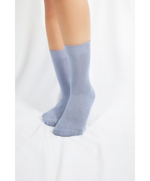 Kadın Çorabı Ter Emici Dikişsiz Extra Soft Model Soket Uzun Bambu Çorap (3 ÇİFT) Asorti Renk