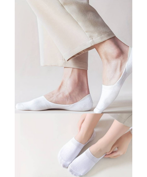 10 Çift Unisex Pamuklu Babet Çorap