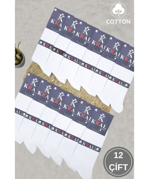 Kral 12'li Yazlık Penye Erkek Orta Uzun Çorap Parfümlü Kral 12'li Yazlık Penye Erkek Orta Uzun Çorap Parfümlü