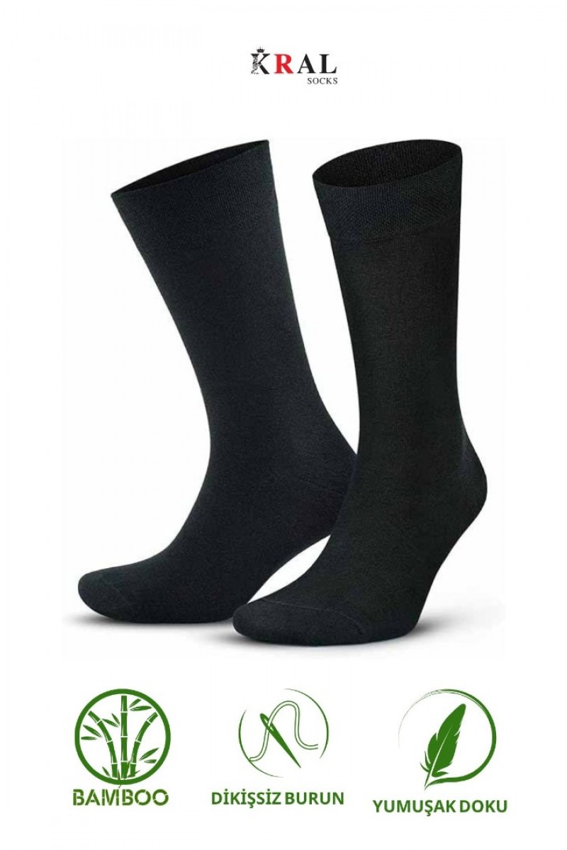 Dikişsiz Erkek Bambu Yazlık Soket Çorap 3 Çift