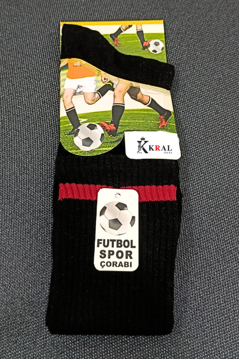 Erkek 4 Çift Futbol Maç Çorabı (40-45 BEDEN) Tozluk Halısaha Çorap