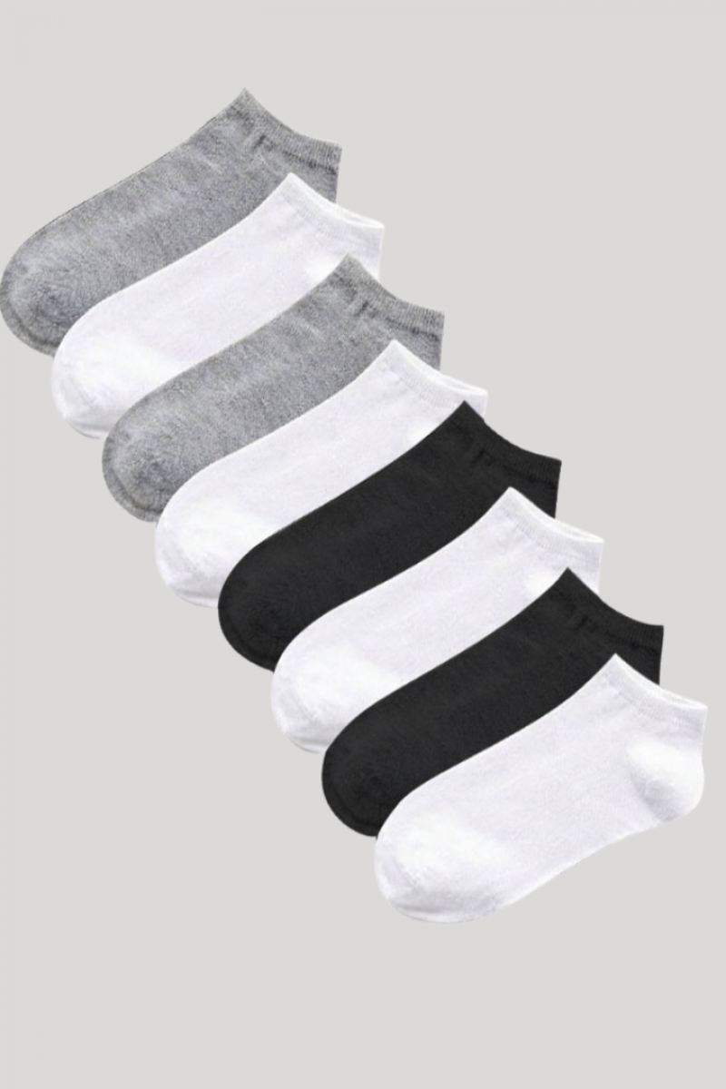 Kadın - Erkek - Unisex Düz Desen (3 ÇİFT) Pamuklu Terletmez Yazlık Görünmez Çorap Seti Kadın - Erkek - Unisex Düz Desen (3 ÇİFT) Pamuklu Terletmez Yazlık Görünmez Çorap Seti