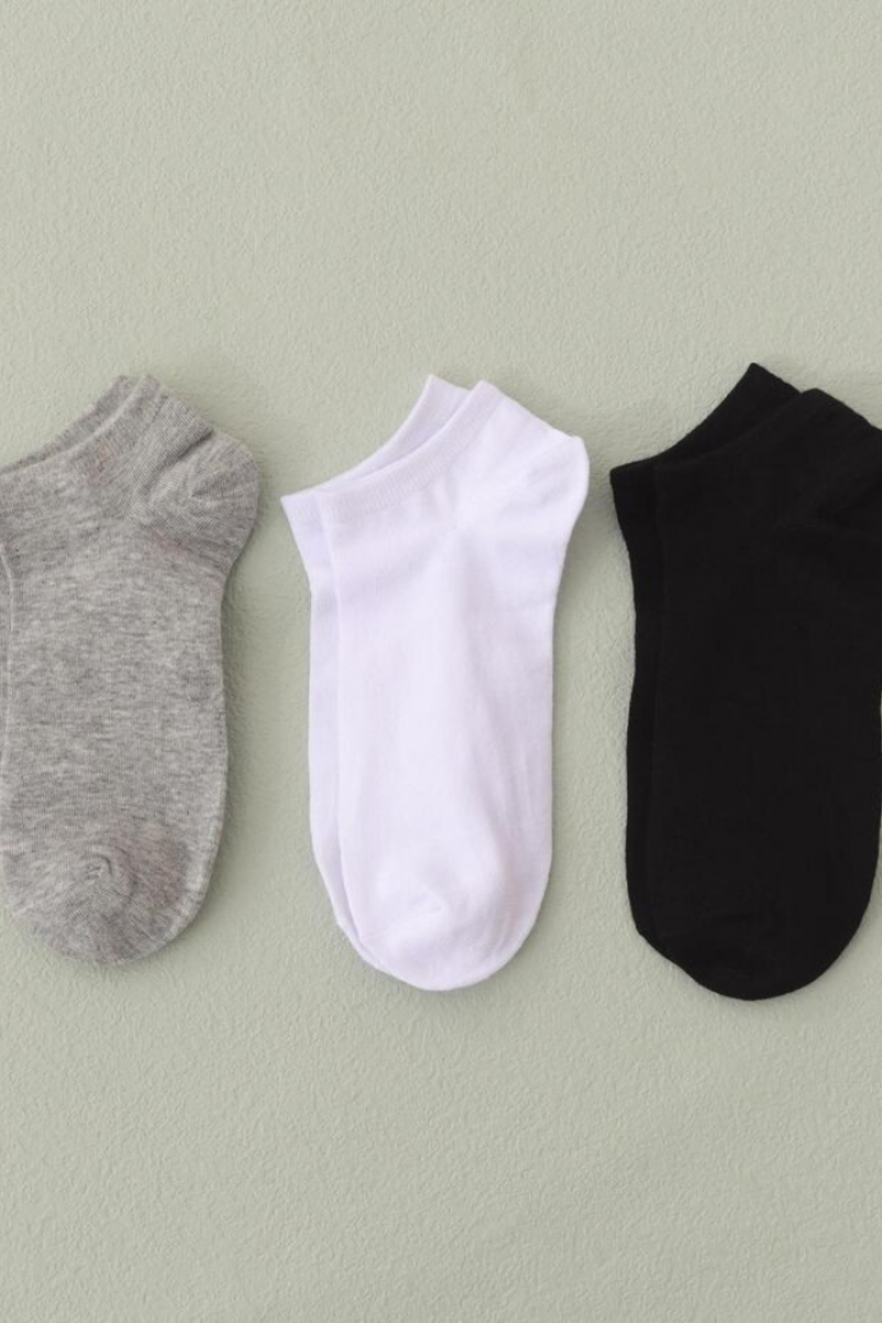 Kadın - Erkek - Unisex Düz Desen (3 ÇİFT) Pamuklu Terletmez Yazlık Görünmez Çorap Seti Kadın - Erkek - Unisex Düz Desen (3 ÇİFT) Pamuklu Terletmez Yazlık Görünmez Çorap Seti