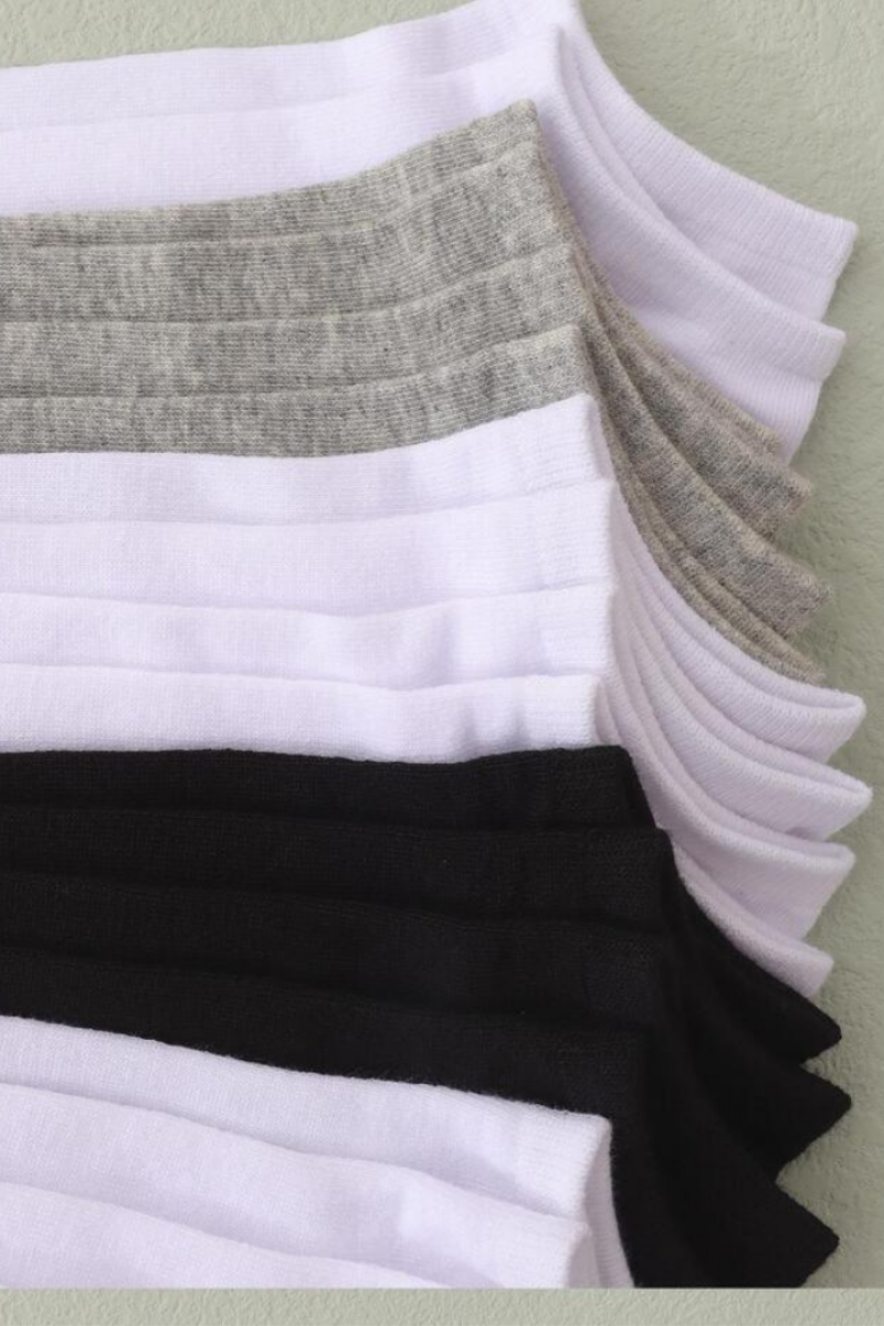 Kadın - Erkek - Unisex Düz Desen (3 ÇİFT) Pamuklu Terletmez Yazlık Görünmez Çorap Seti Kadın - Erkek - Unisex Düz Desen (3 ÇİFT) Pamuklu Terletmez Yazlık Görünmez Çorap Seti