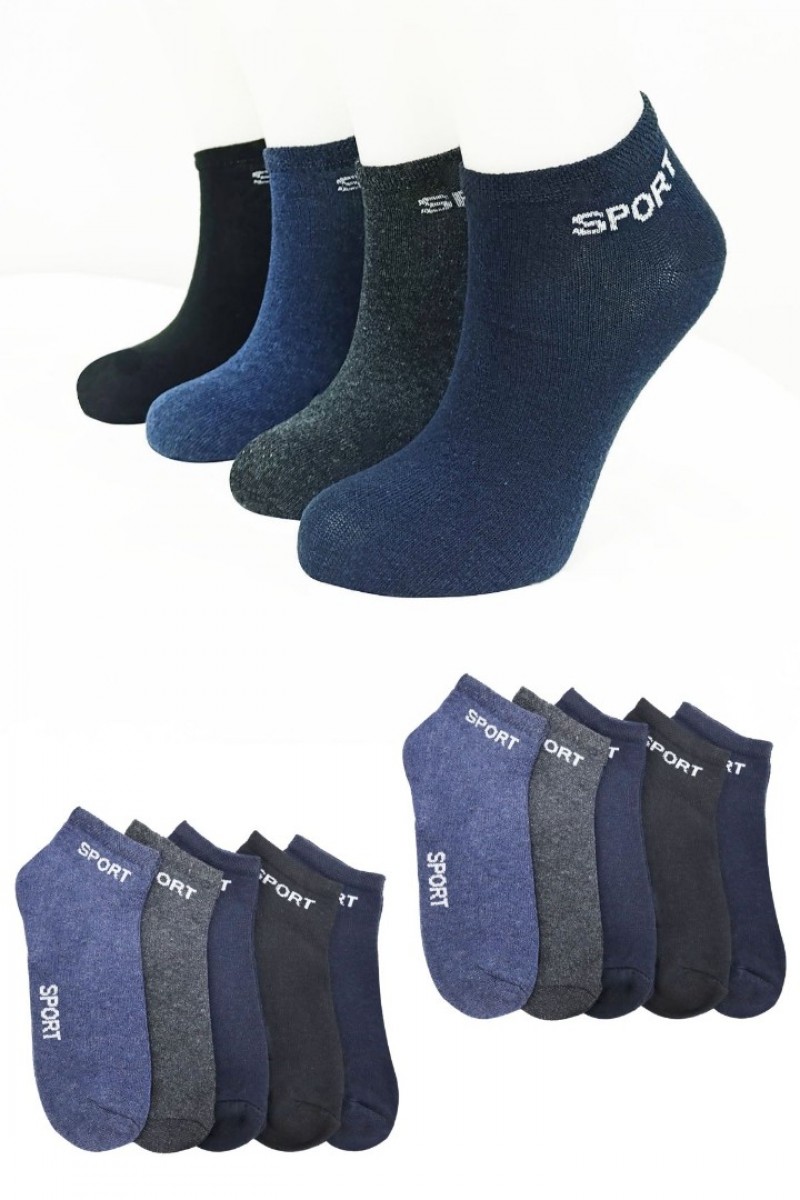 Erkek Çorap 10 Çift Pamuklu Parfümlü Yıkamalı  Çorap