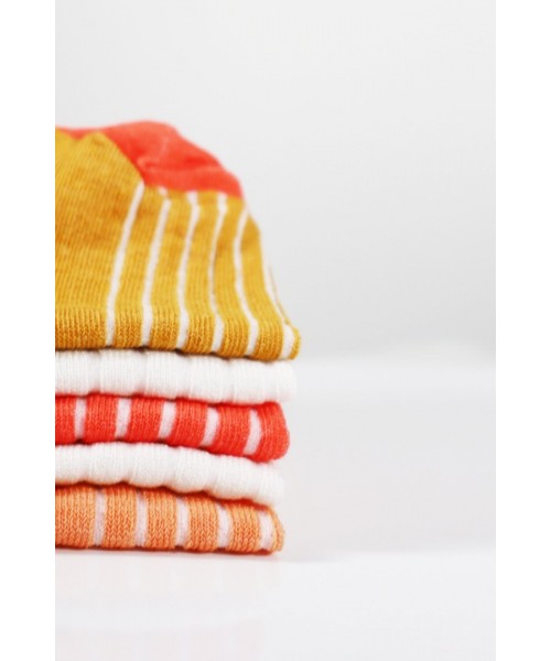 5 Çift Pamuklu Basic Derbili Kadın Çorap  5 Çift Pamuklu Basic Derbili Kadın Çorap