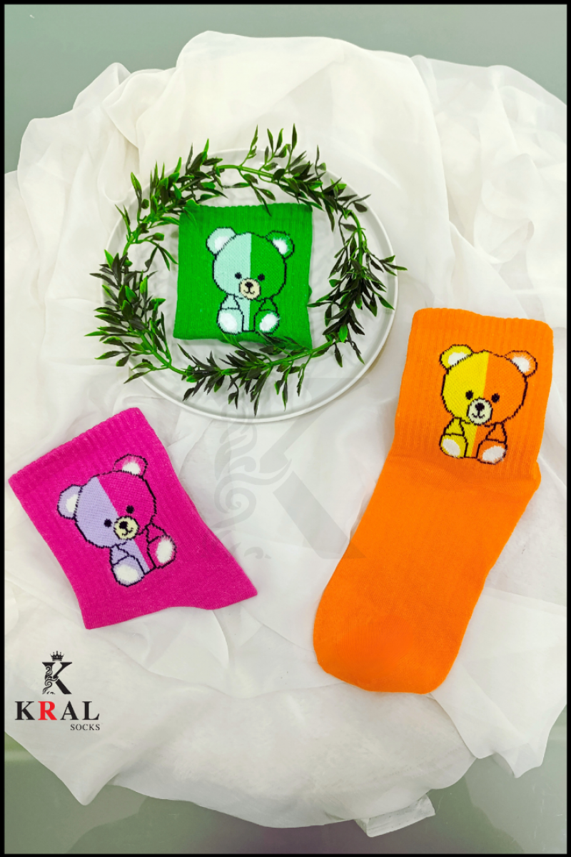 Unisex (6 ÇİFT) Simetri Yüz Tenis Model Renkli Pamuklu Terletmez Çorap Seti Unisex (6 ÇİFT) Simetri Yüz Tenis Model Renkli Pamuklu Terletmez Çorap Seti