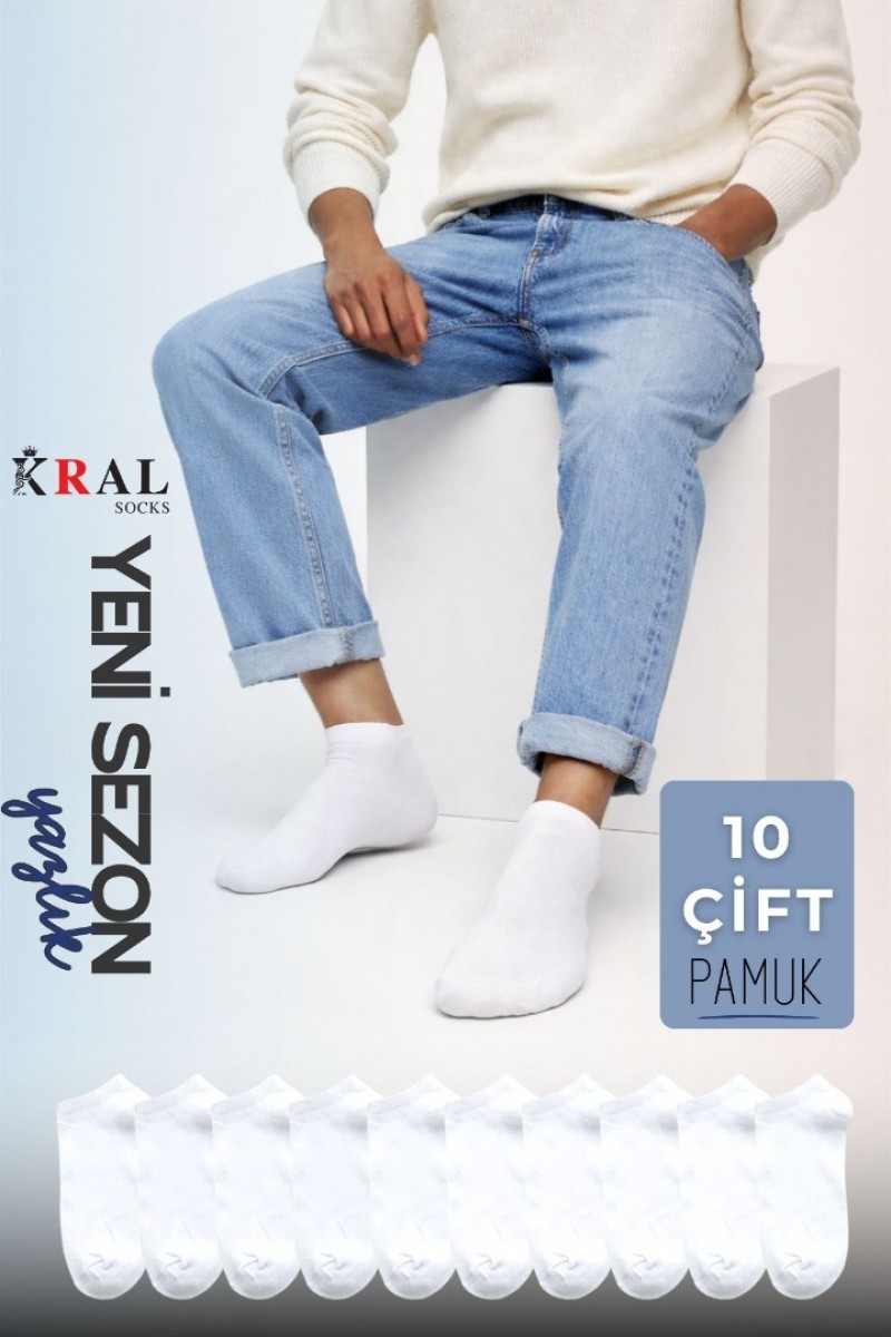 Düz Desen Ekonomik Kadın - Erkek Patik Çorap 10 Çift Düz Desen Ekonomik Kadın - Erkek Patik Çorap 10 Çift