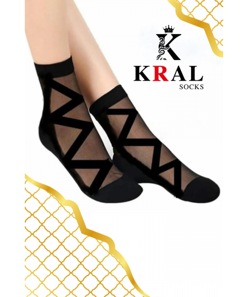 Kadın Desenli Tül Çorap 6'lı Paket Yeni Sezon Kadın Desenli Tül Çorap 6'lı Paket Yeni Sezon