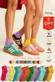 Kadın Çorap 5 Çift Renkli Termal Havlu Kışlık Çorap (ISI EMİCİ)