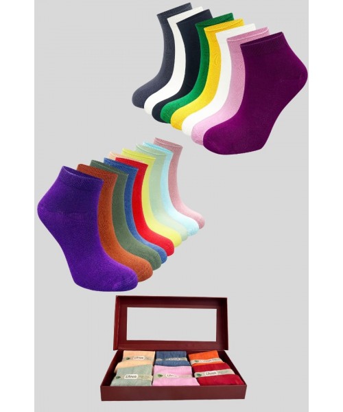 Hediye Kutulu (6 ÇİFT) Kaliteli Bambu Kısa Model Patik Çorap Dikişsiz Hassas Dokuma Parfümlü Hediye Kutulu (6 ÇİFT) Kaliteli Bambu Kısa Model Patik Çorap Dikişsiz Hassas Dokuma Parfümlü